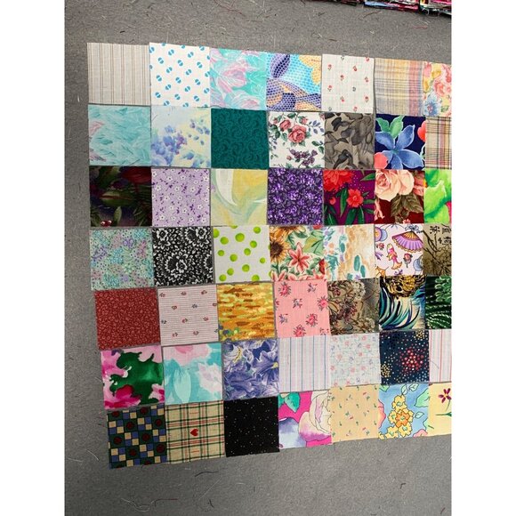126 Precut 2” Cotton Fabric Squares Quilting Sewing - Picture 2 of 5